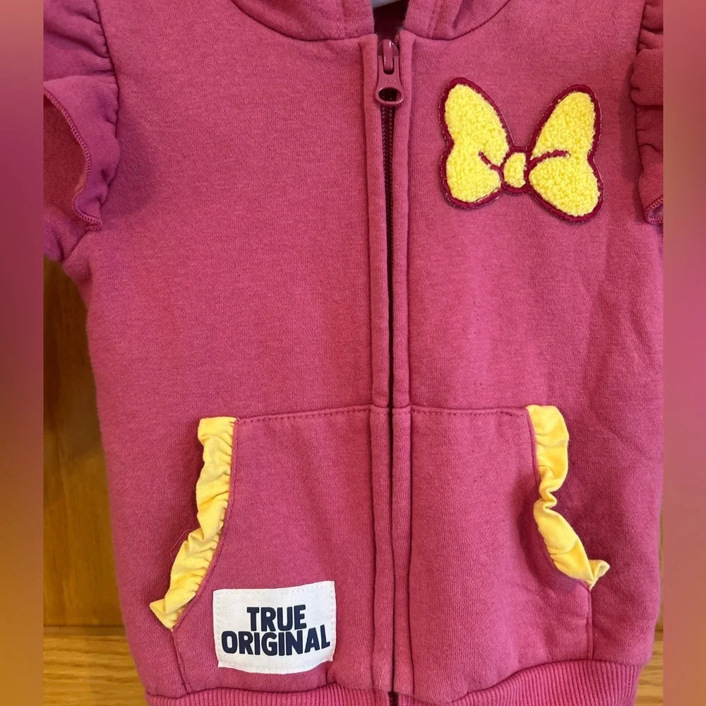 2T Disney Minnie Mouse Zipper Hoodie‎